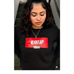 Wake Up Black Sweatshirt